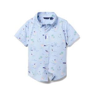 Janie And Jack Girls The Poplin Shirt